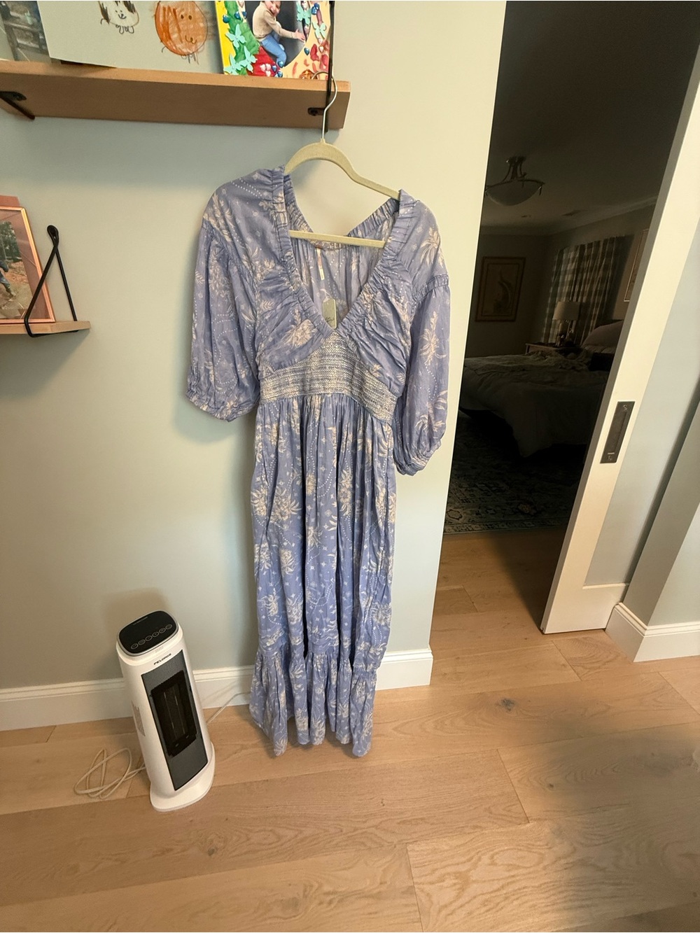 Free People blue Floral Maxi Dress - Picture 4 of 7